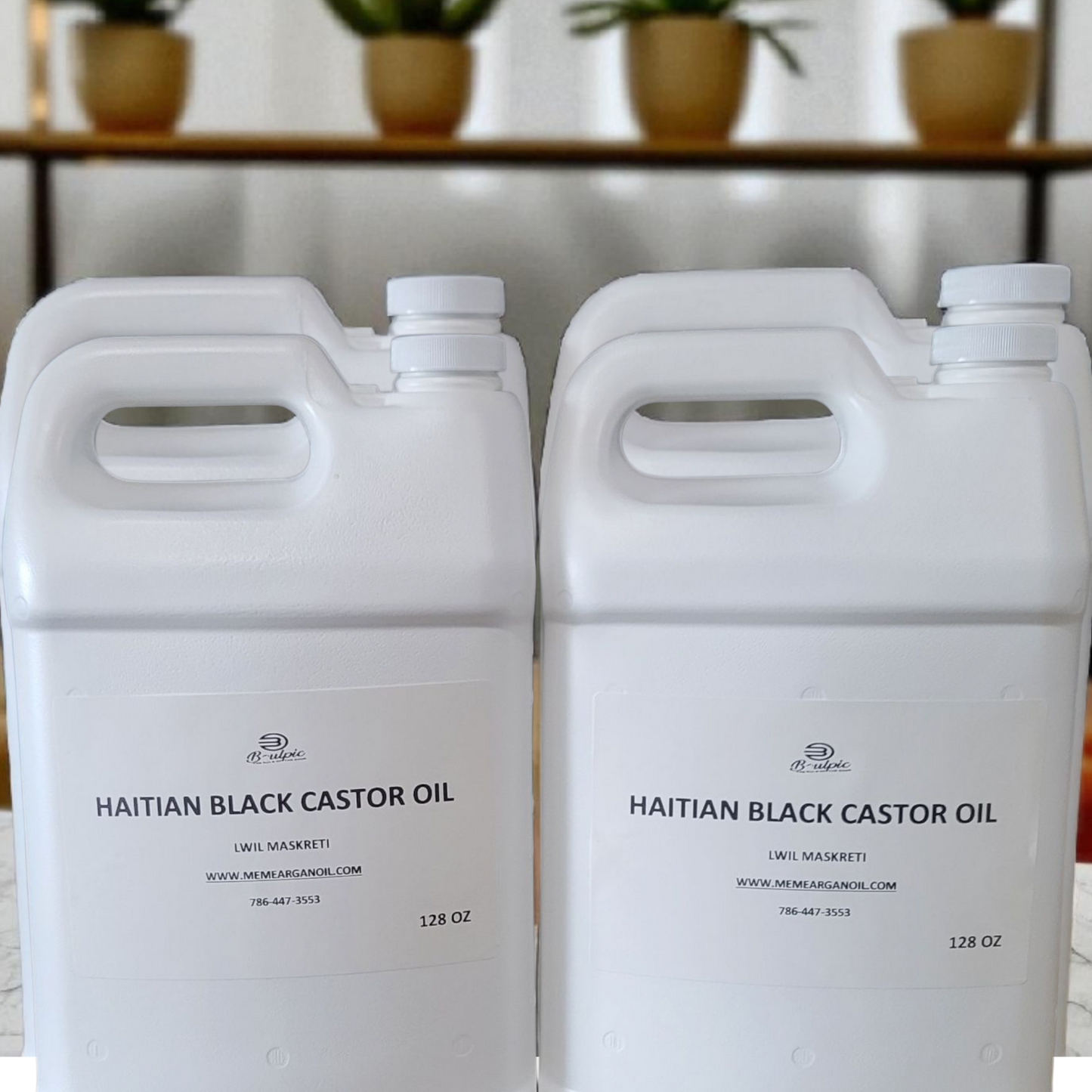 Haitian Black Castor Oil (lwil maskriti)