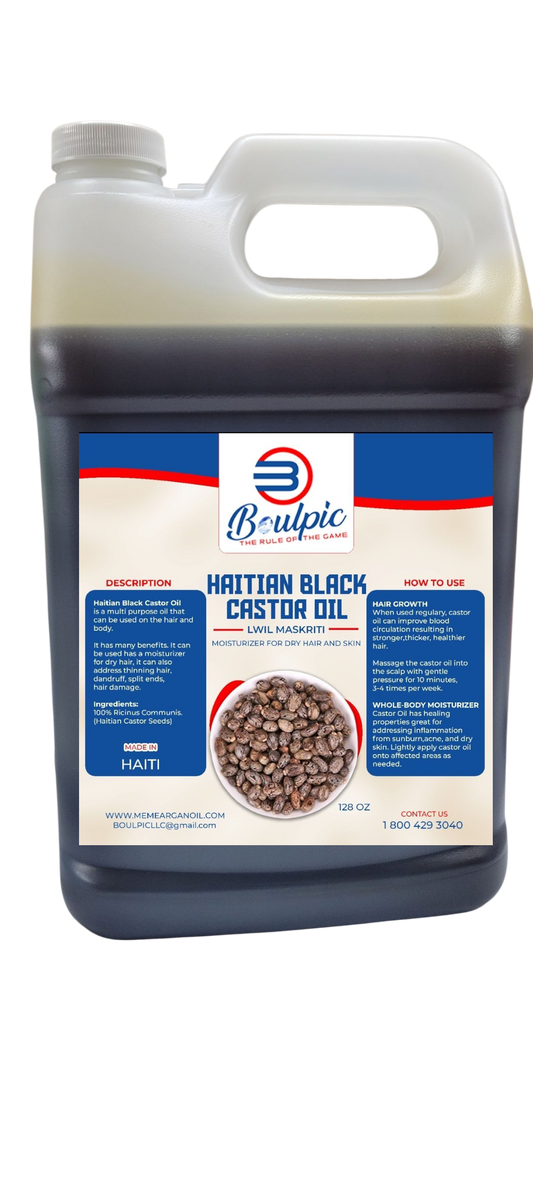 Haitian Black Castor Oil (lwil maskriti)