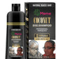 Meme - Coconut Oil Black Hair Dye Shampoo - 16.9 Fl. Oz, No Fade Hair Color With Non - Stick Scalp, Plant - based Formulated with Natural Vegetable Oil, Protects Hair Damage, Black Hair Dye Shampoo for Men and Women - Meme Beauty Depot