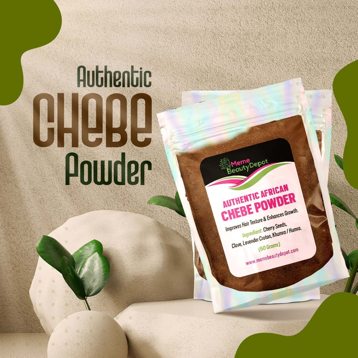 Meme Chebe Powder - Meme Beauty Depot