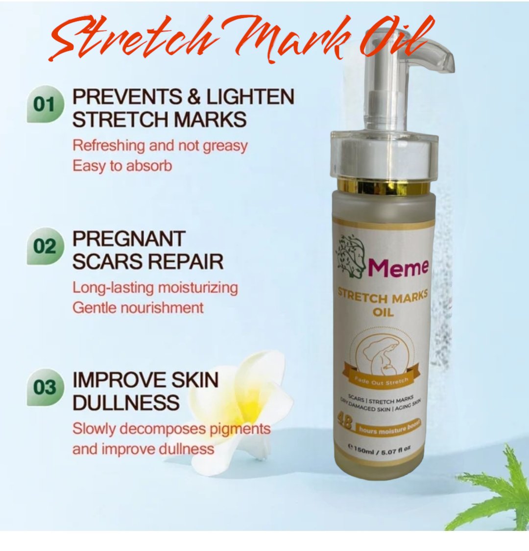 STRETCH MARK OIL - Meme Beauty Depot