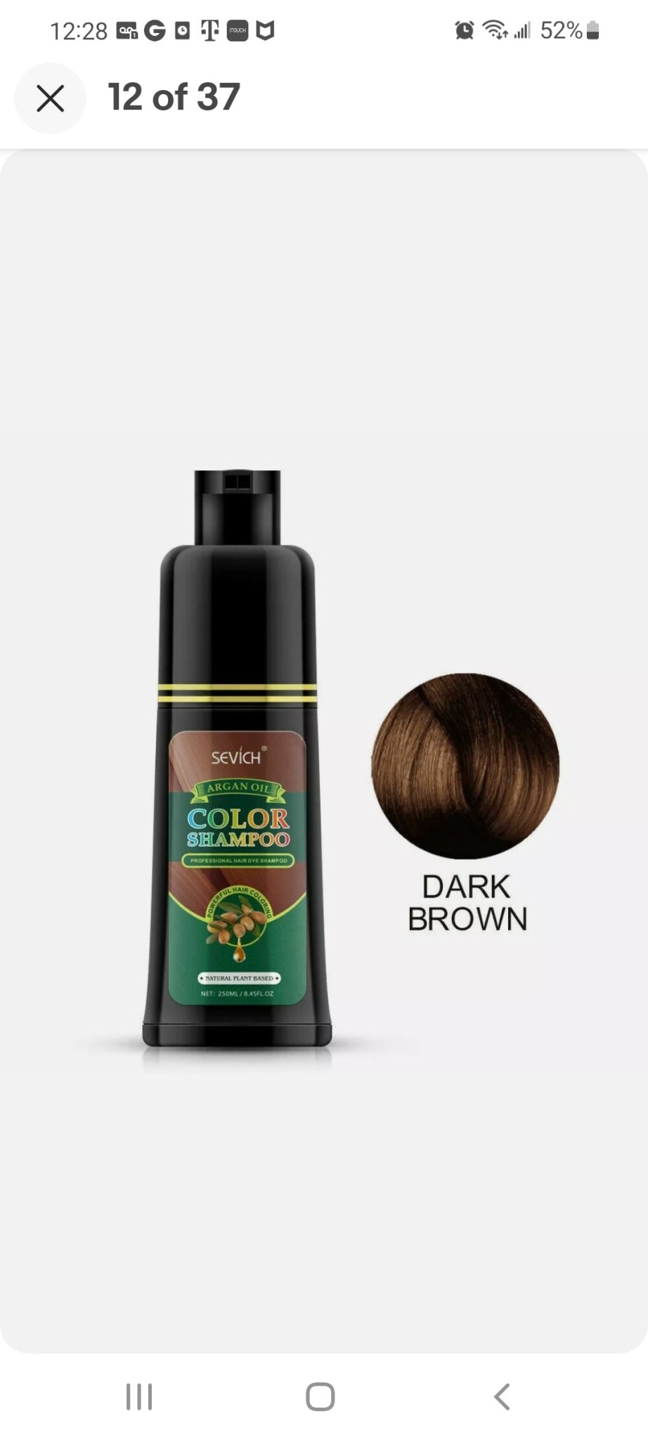 Dark Brown Shampoo - Meme Beauty Depot