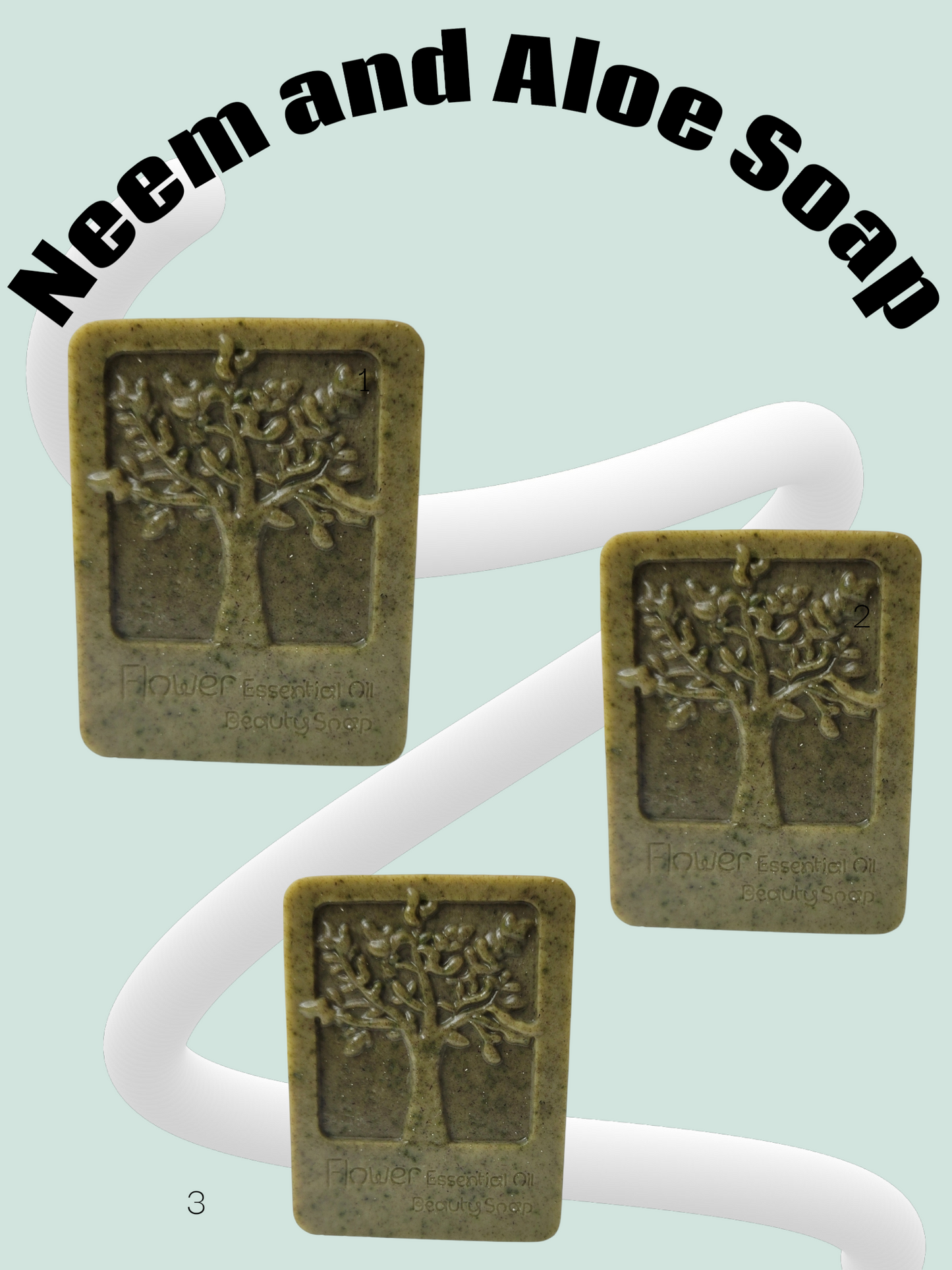 Neem and Aloe Vera Soap (set of 3)