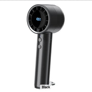 High Speed Handheld Fan Portable Mini Size, USB Rechargeable Travel Fan, 2000mAh Battery Powered Personal Cooling for Camping, Desk, and Outdoor Use.