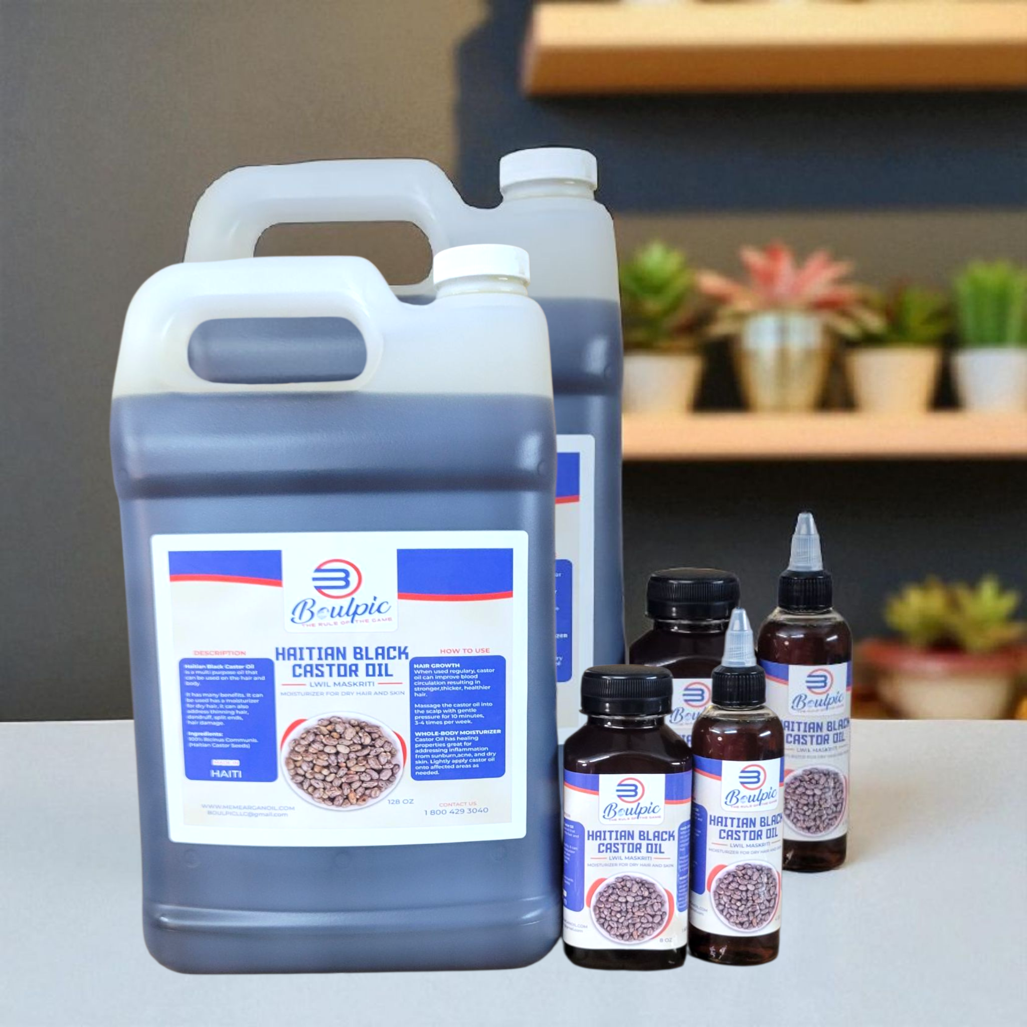 Haitian Black Castor Oil (lwil maskriti)