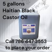 Haitian Black Castor Oil