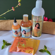 Glow boost Byenblan Carrot Face and Body Cream and the Body smoothies set Default