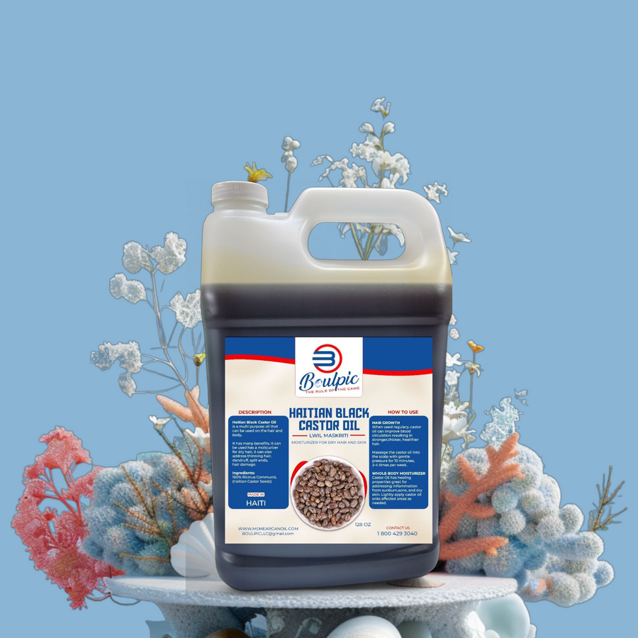 Haitian Black Castor Oil (lwil maskriti)