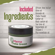 MEME Chebe Hair Grease for Hair Growth - 4 Fl oz