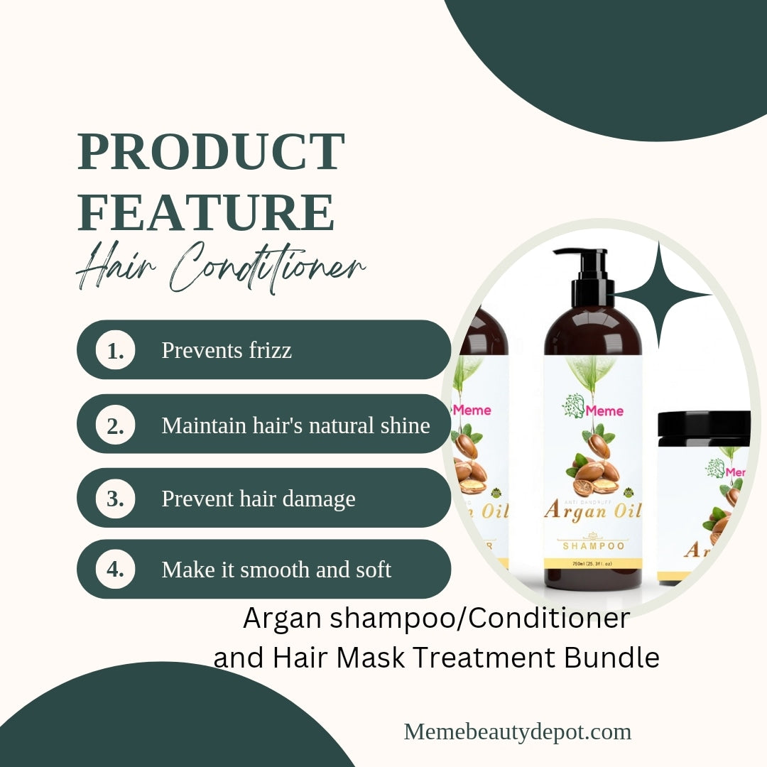Argan Oil Shampoo/Conditioner and Hair Mask Treatment